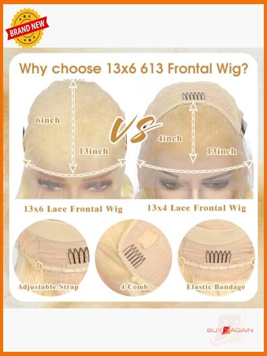 30 Inch 613 Lace Front Wig Human Hair Straight 13x6 HD Lace Pre Plucked 200 main image 6